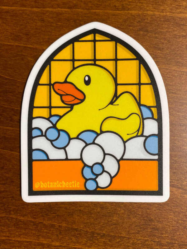 Ducky vinyl sticker - Image 3