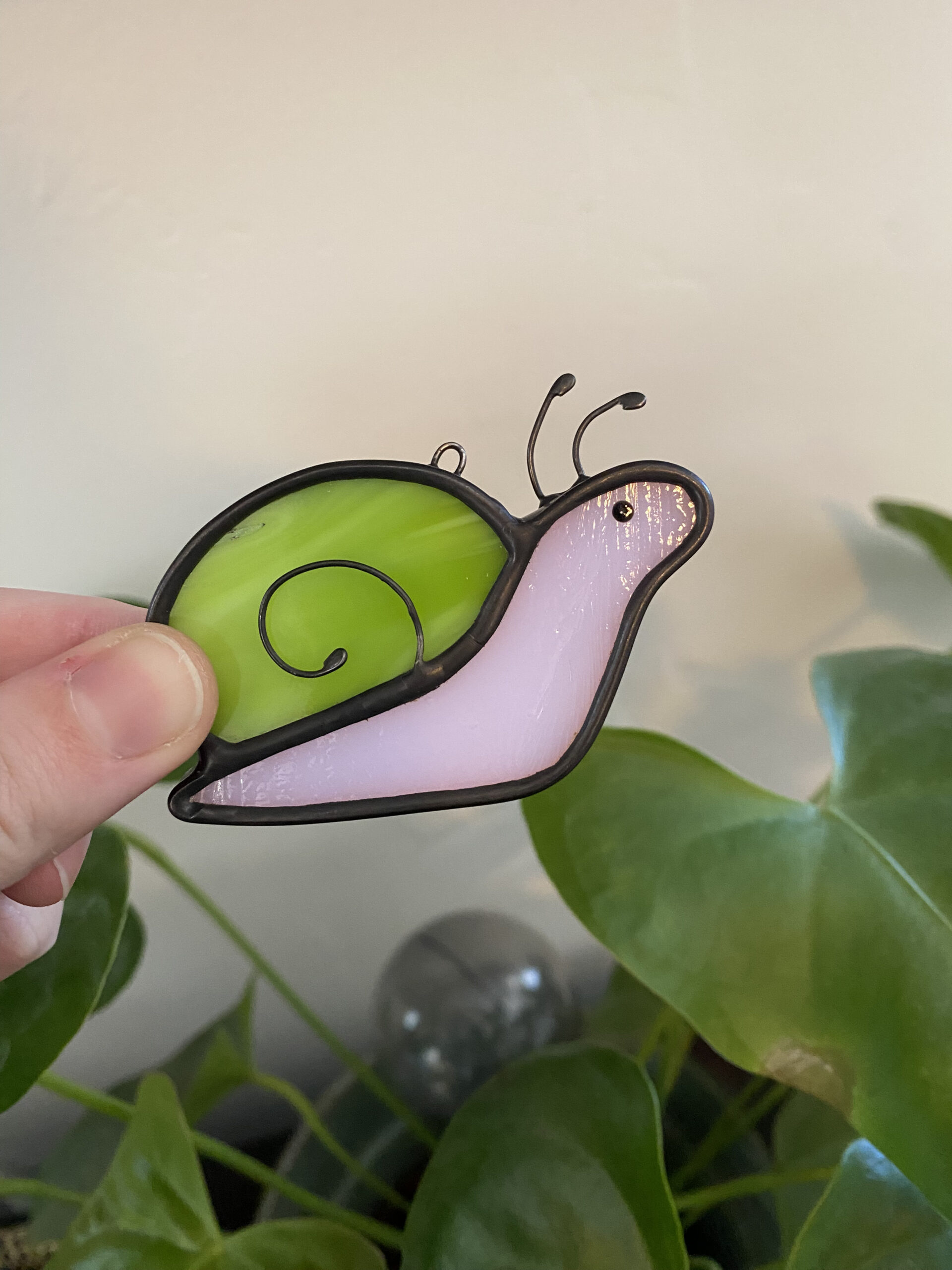 Mini Snail - Pink and Green