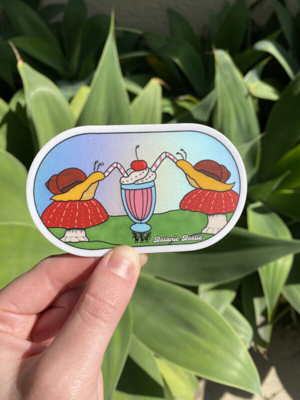 Snails: They are in Love! Sticker