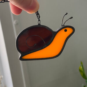 Mini Snail - Yellow / Brown