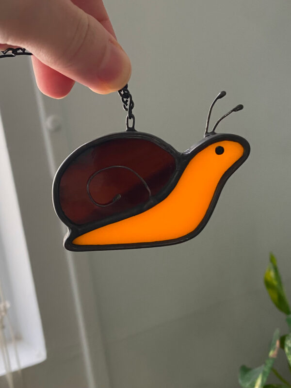 Mini Snail - Yellow / Brown