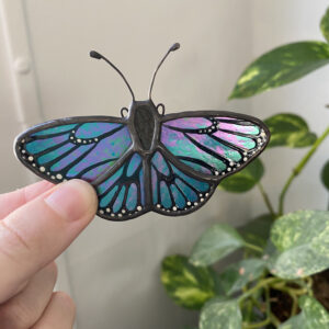 Mini butterfly - blue morpho