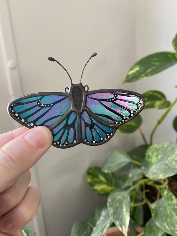 Mini butterfly - blue morpho