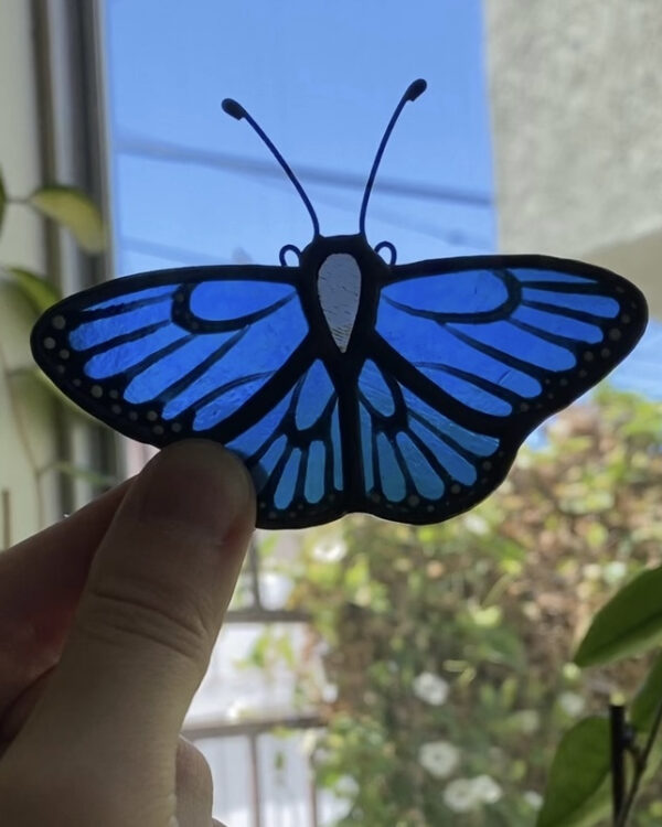 Mini butterfly - blue morpho - Image 3