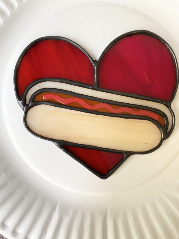 Mini hot dog heart - ketchup lovers only! - Image 2