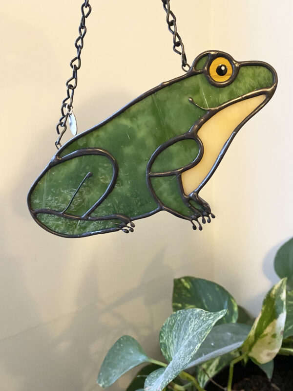 Frog friend - mottled green - Image 3