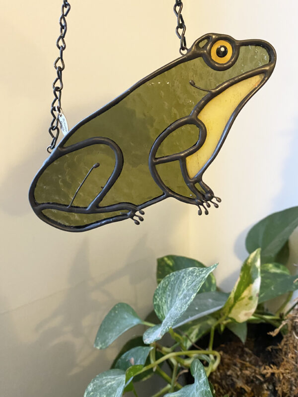 Frog friend - olive green translucent - Image 3