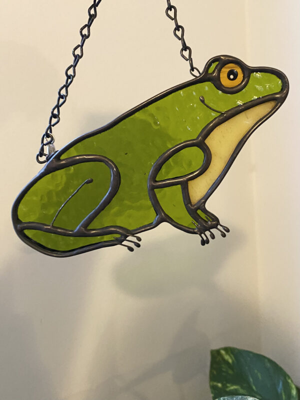Frog friend - spring green translucent - Image 2