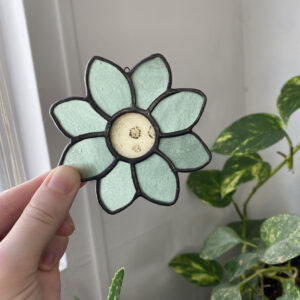 Moon bloom - jade green